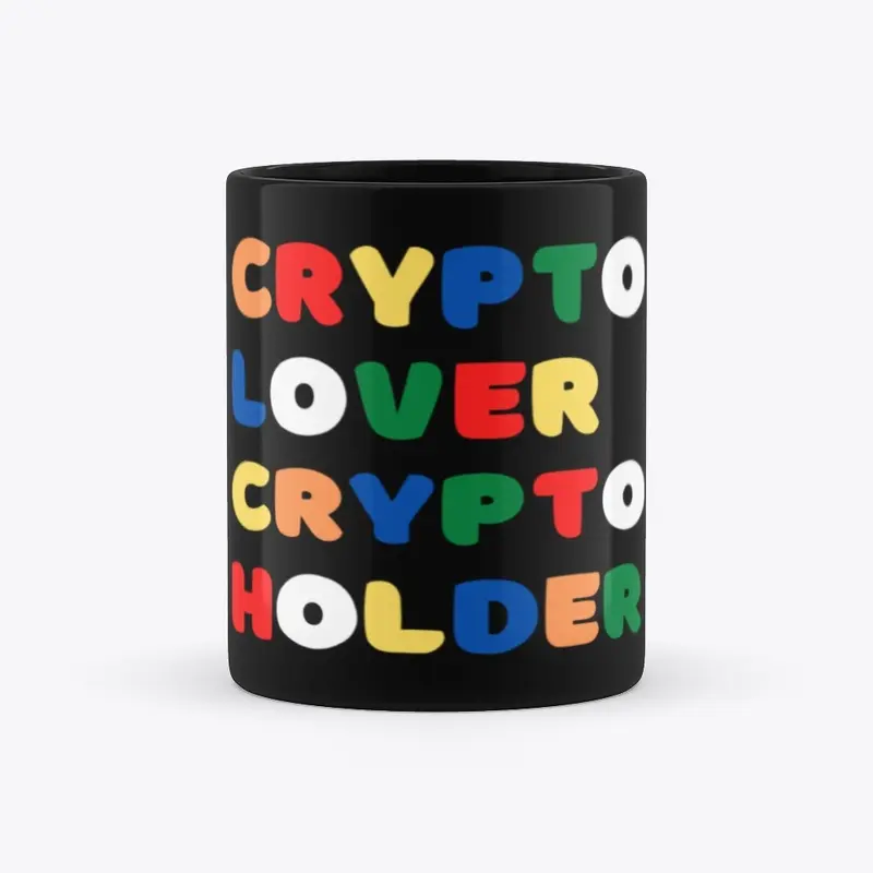 Crypto lover crypto holder colour design